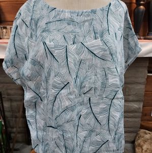 Tahari Linen Shirt Size XL